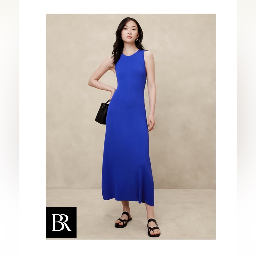 Banana Republic Women's Blue Maxi Dress
